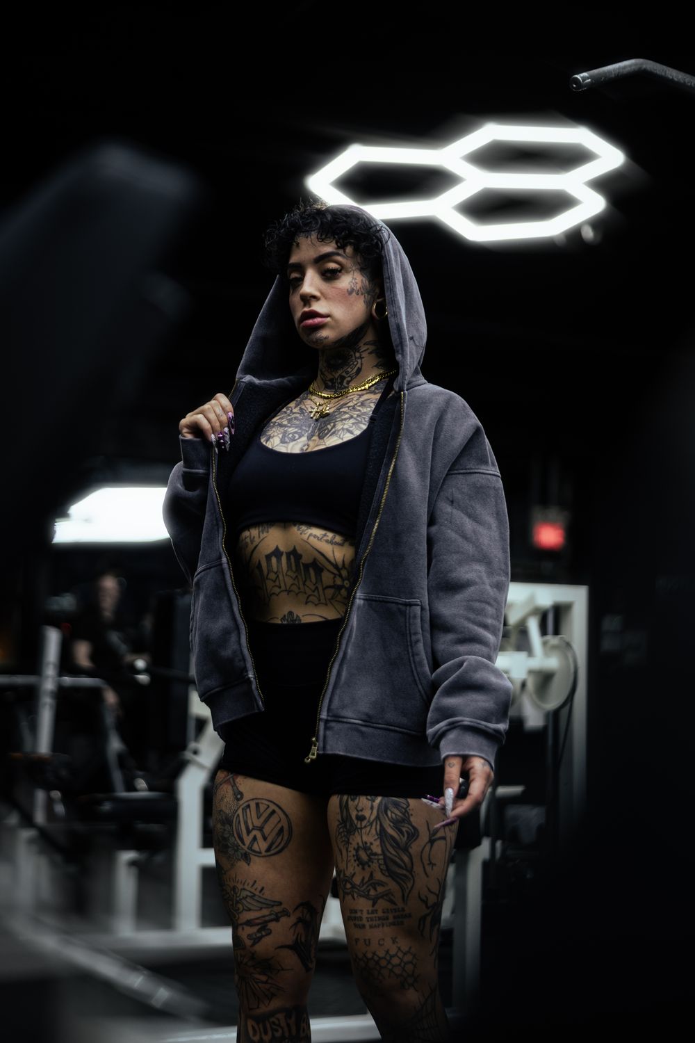 Hoodie editorial portrait